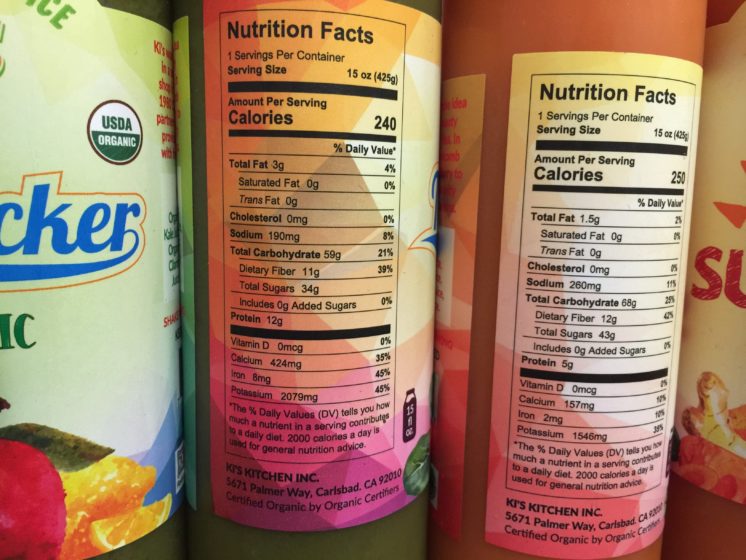 ki's juices nutrition