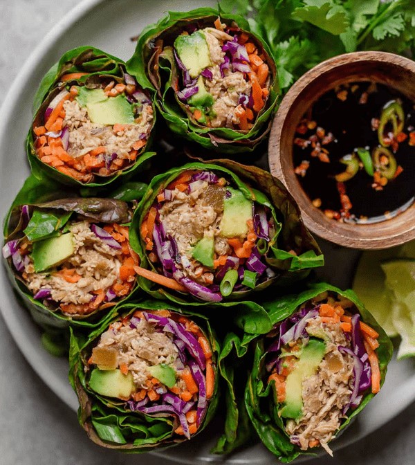 Slow Cooker Hawaiian Shredded Chicken Chard Wraps | Daily Harvest Express