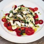 fennel and tomato salad with grilled fish