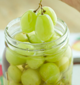 pickled grapes