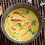 raw vegan coconut curry soup