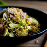 sauteed brussels sprouts and apples
