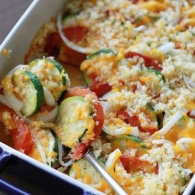 Mexican Squash, Pepper & Tomato Gratin | Healthy Organic Recipes
