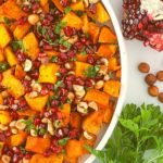 roasted butternut squash with pomegranate