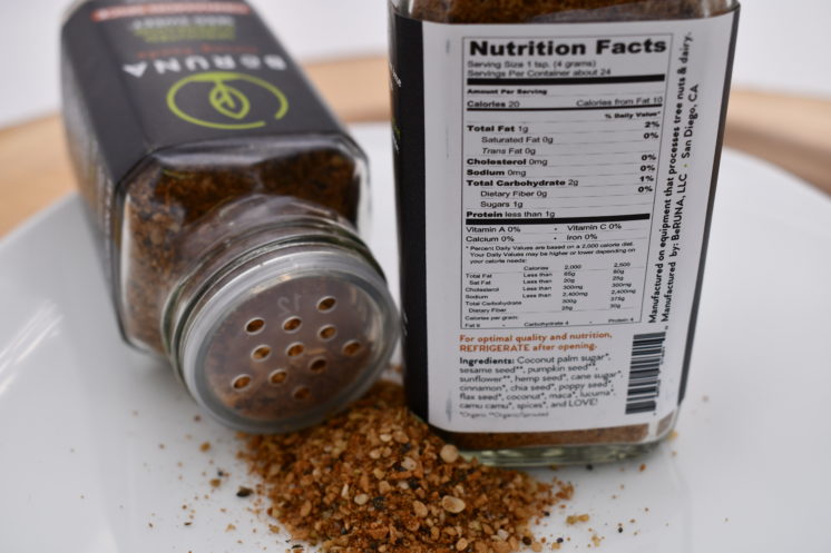 be runa cinnamon spice seasoning nutrition