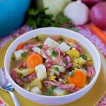 slow cooker corned beef and cabbage soup