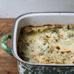 cheesy white & green spinach lasagna