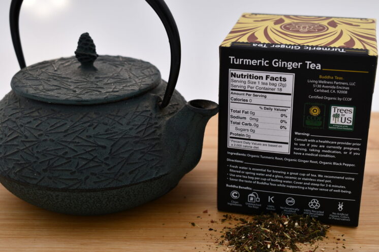 Buddha Tea Turmeric Ginger Nutrition