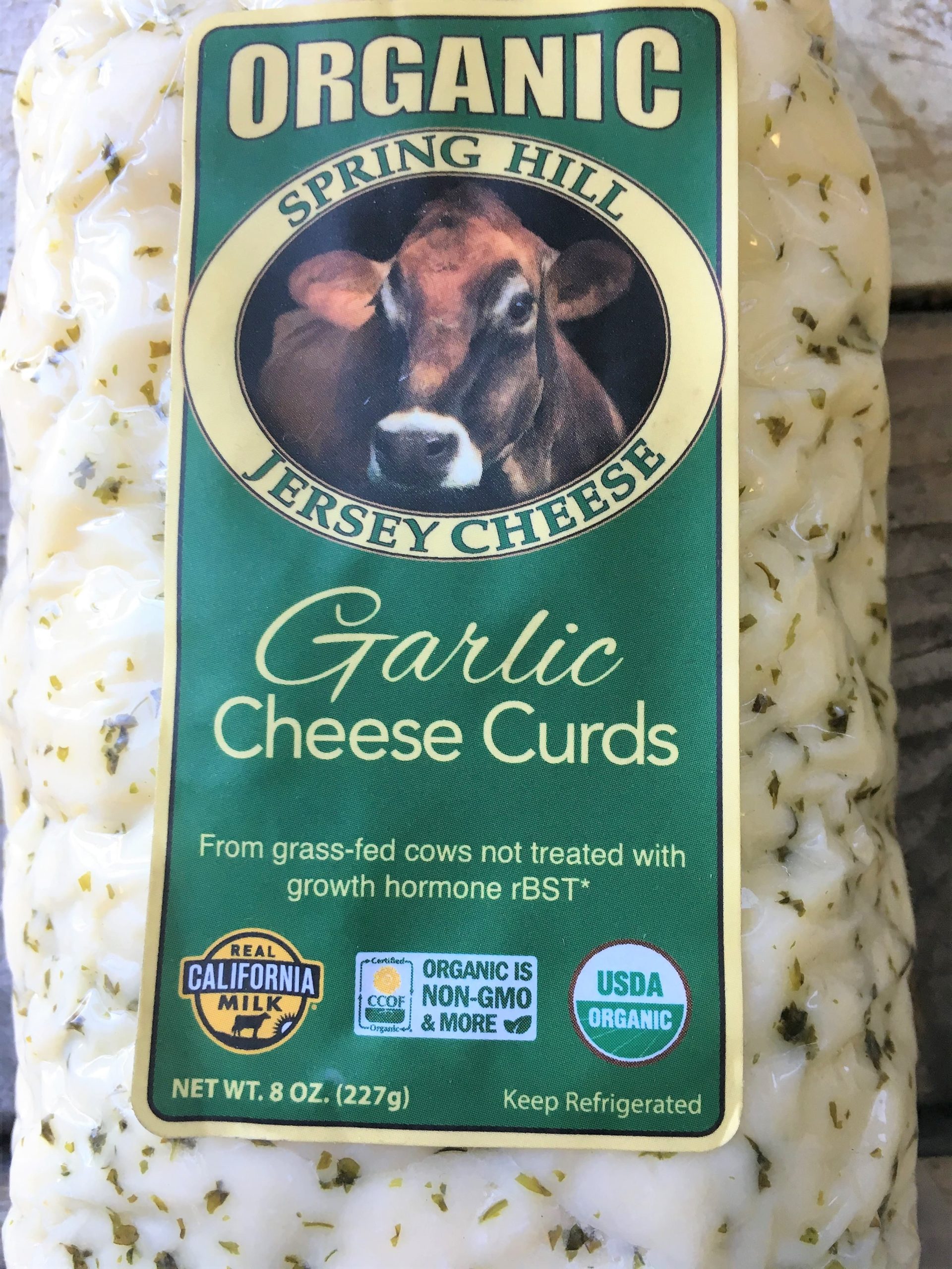 Garlic Cheese Curds | Buy Online | Organic California Cheese